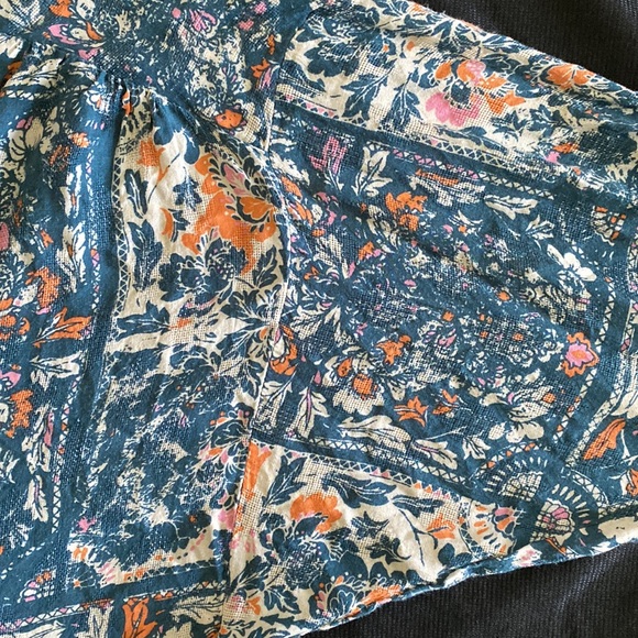 Maeve Anthropologie Gianna printed wrap top bohemian faux wrap floral print - Picture 9 of 16